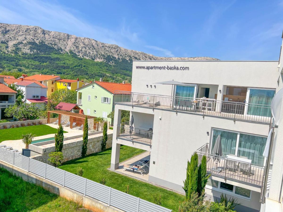 Apartment Baska, Exklusive Apartments Mit Poolarea In Baska, Krk - Kroatien Buitenkant foto