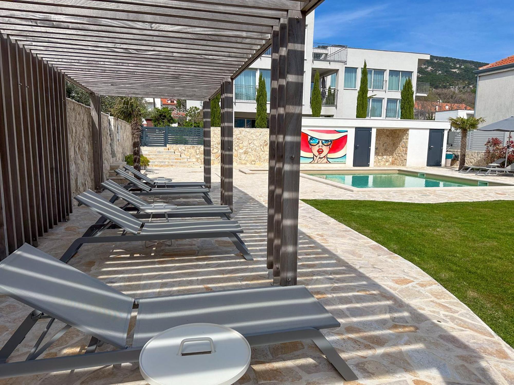 Apartment Baska, Exklusive Apartments Mit Poolarea In Baska, Krk - Kroatien Buitenkant foto