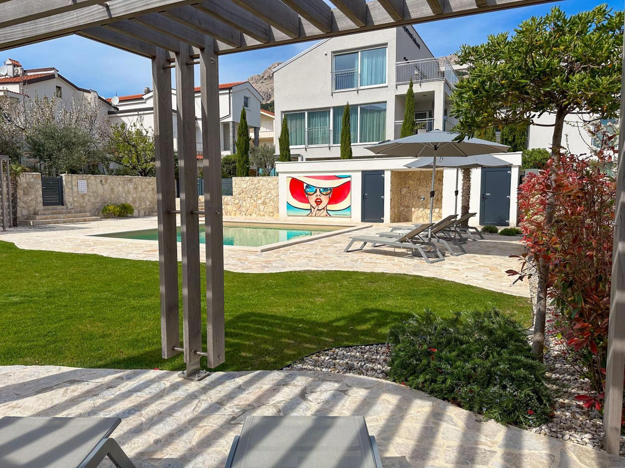 Apartment Baska, Exklusive Apartments Mit Poolarea In Baska, Krk - Kroatien Buitenkant foto