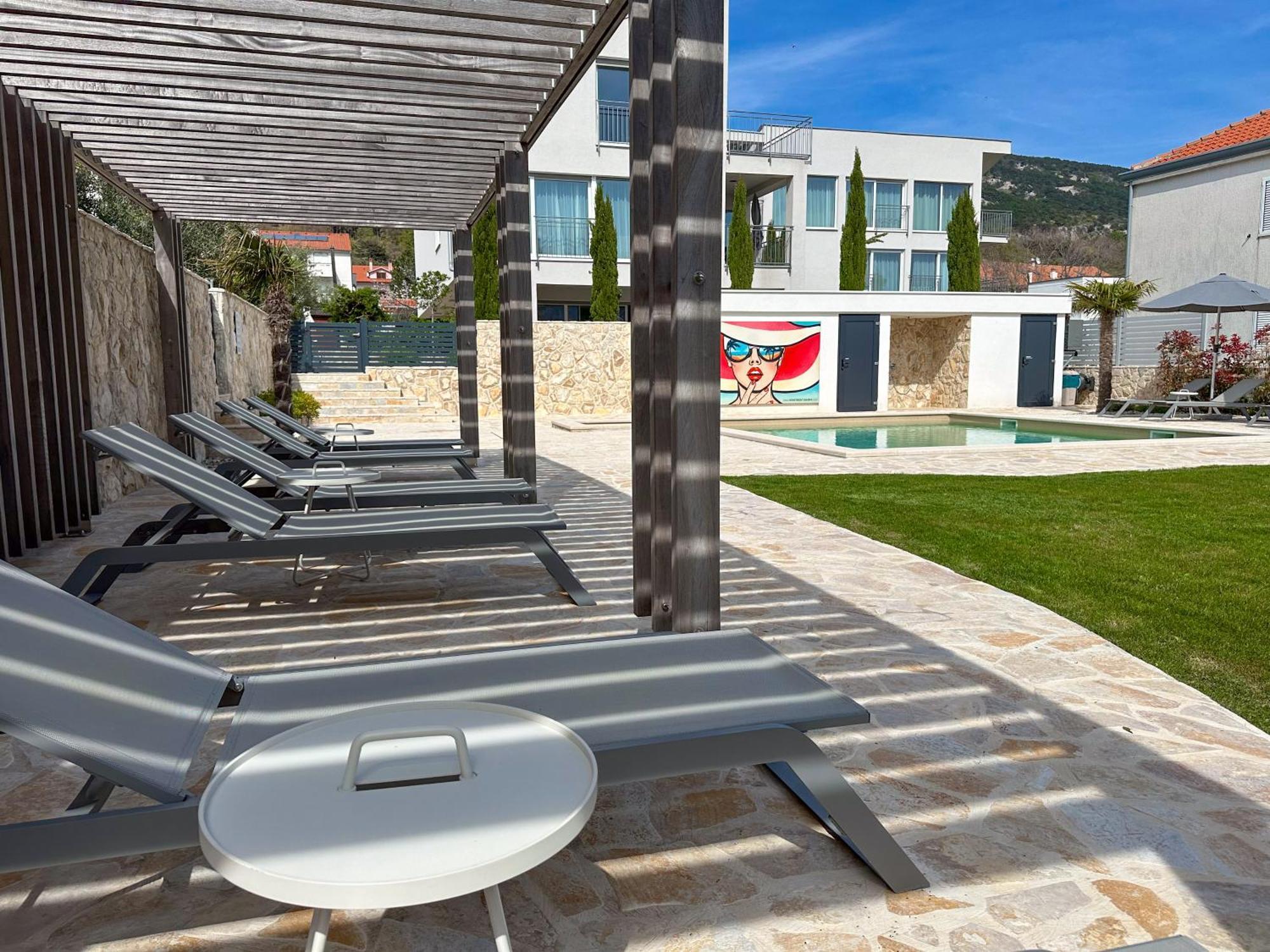 Apartment Baska, Exklusive Apartments Mit Poolarea In Baska, Krk - Kroatien Buitenkant foto